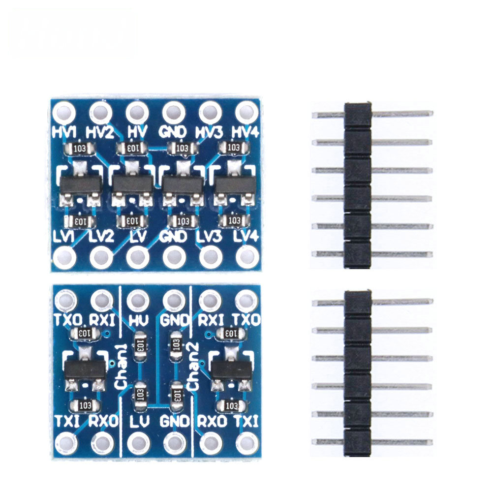 Level Shifter 3.3V - 1-0 stuks, 2/4 kanalen, IIC I2C