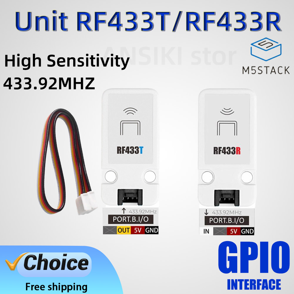 Diy Home Automation System - M5Stack Unit RF433T/RF433R IoT-systeemkit Geschikt voor