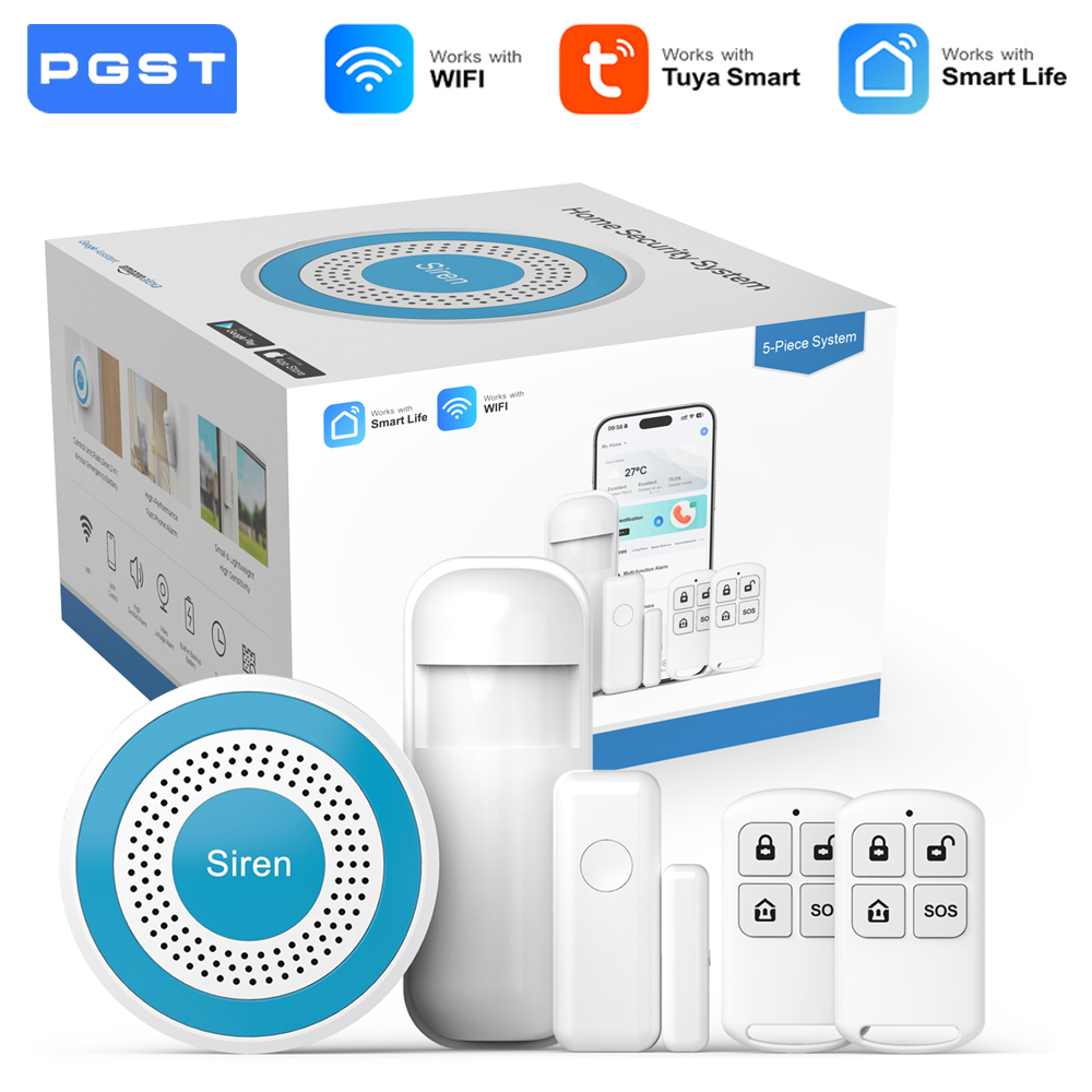 PGST WiFi Smart Life Alarm Bev - Diy Home Automation System recensie en prijs