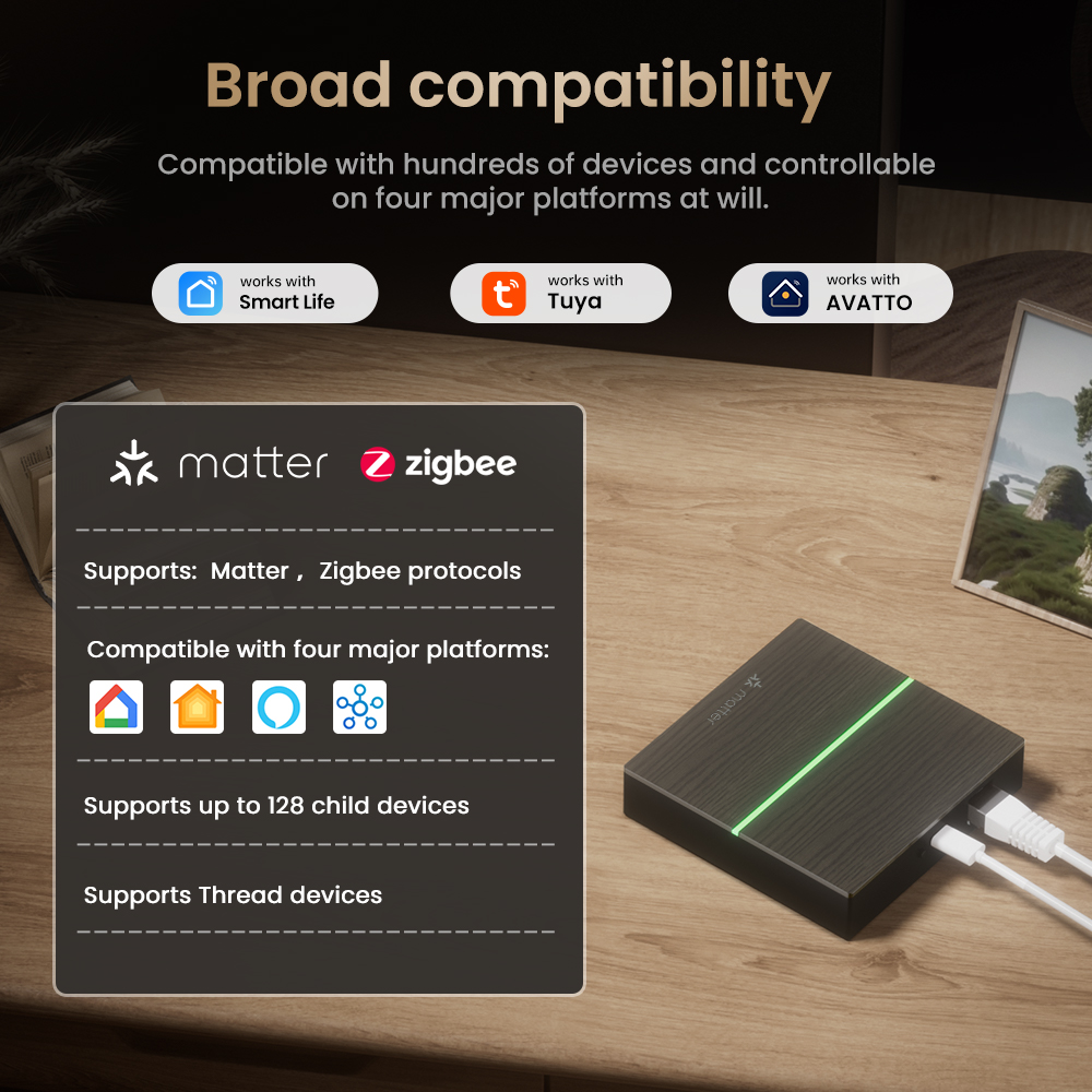AVATTO Matter Smart Wired Gate - Matter Hub Thread recensie en prijs