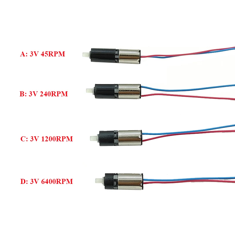 DC 3V 3.7V 45RPM-6400RPM Mini  - Diy Automation Projects recensie en prijs