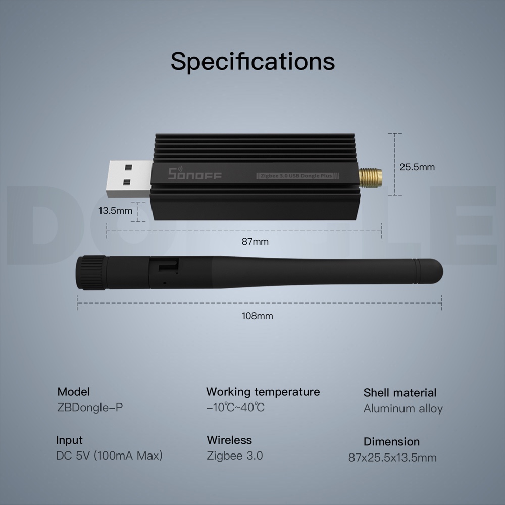 SONOFF Zigbee-gateway 3.0, ZBD - Zigbee Coordinator Stick recensie en prijs