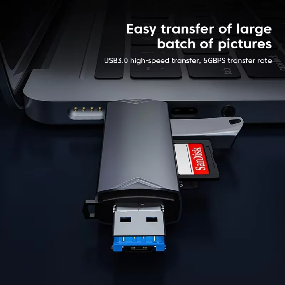 6-in-1 USB 3.0 OTG-kaartlezer  - Home Assistant Sd recensie en prijs