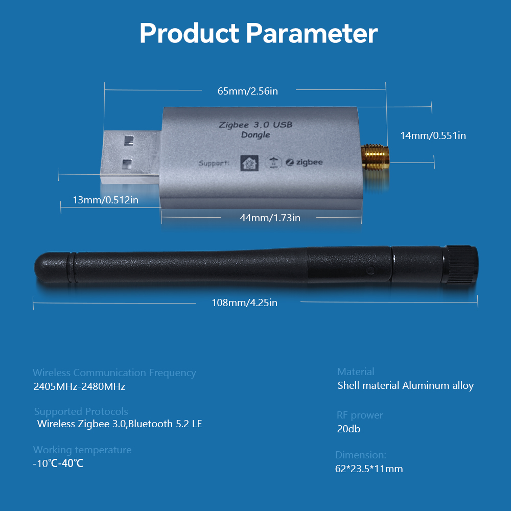 2026 Nieuwe Zigbee 3.0 Dongle- - Zigbee Coordinator Stick recensie en prijs